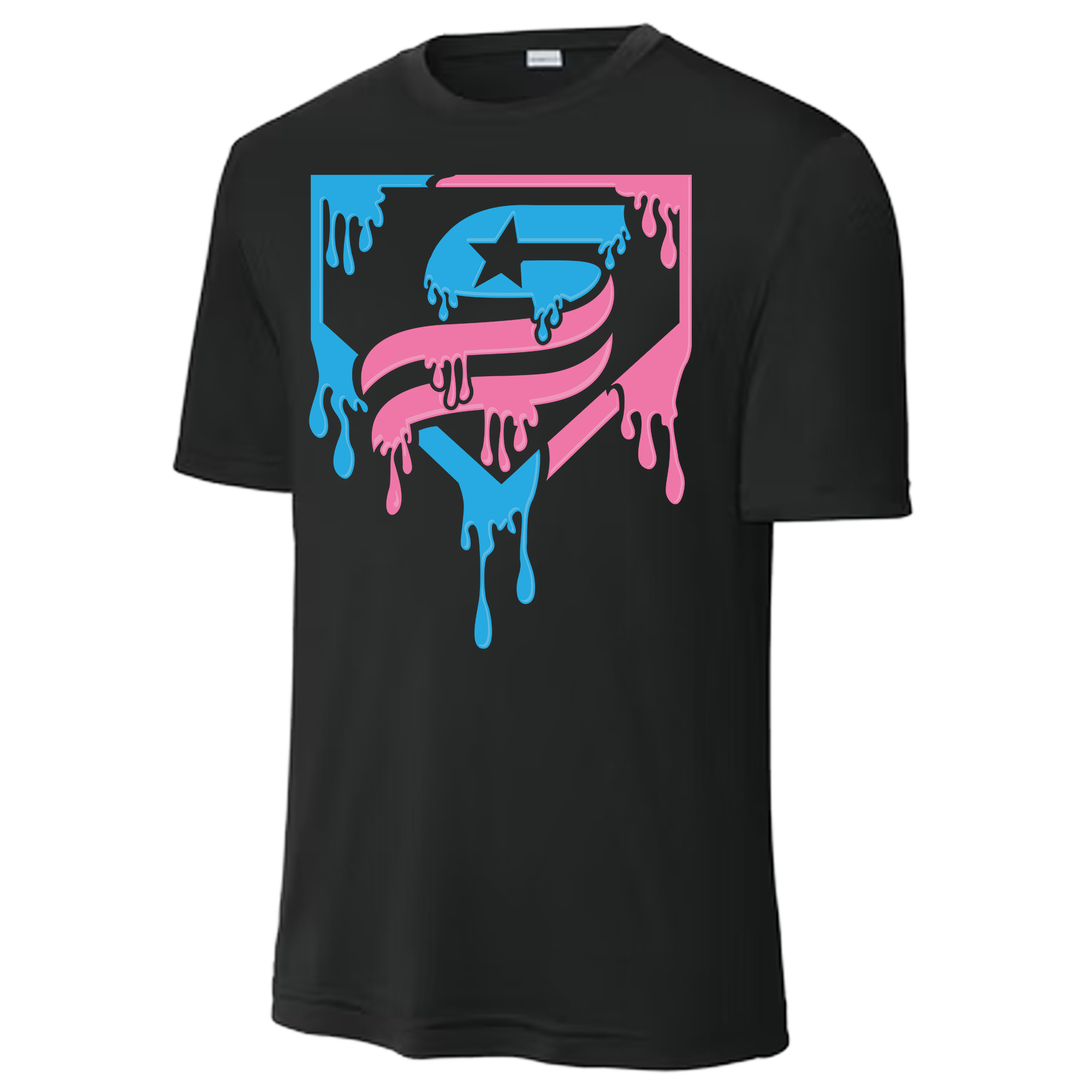 USSSA Cotton Candy Drip Dri-Fit Crew Neck