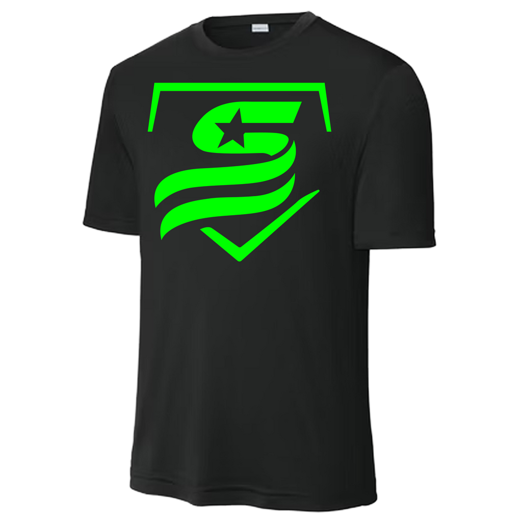 USSSA Neon Green Dri-Fit Crew Neck