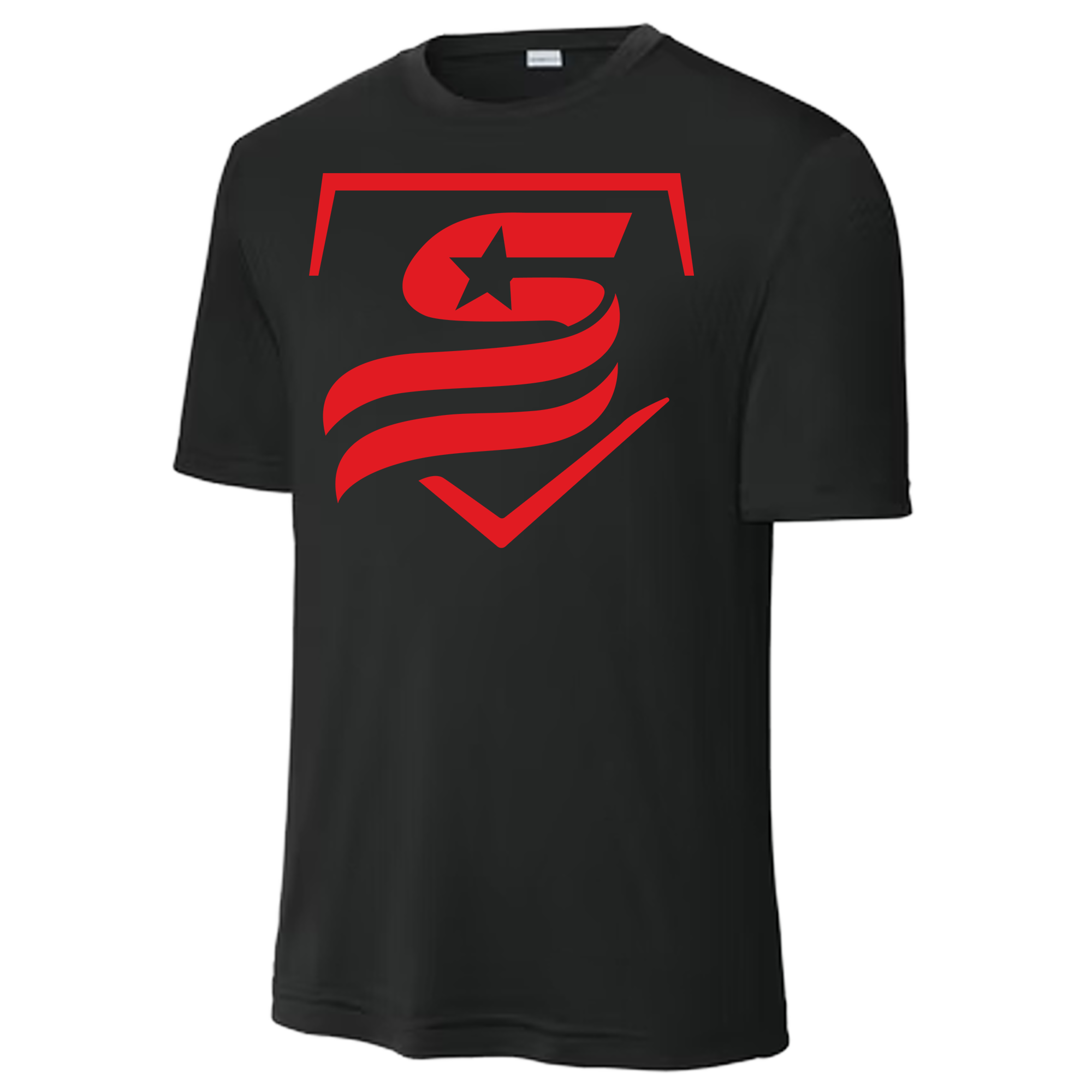 USSSA Red Dri-Fit Crew Neck