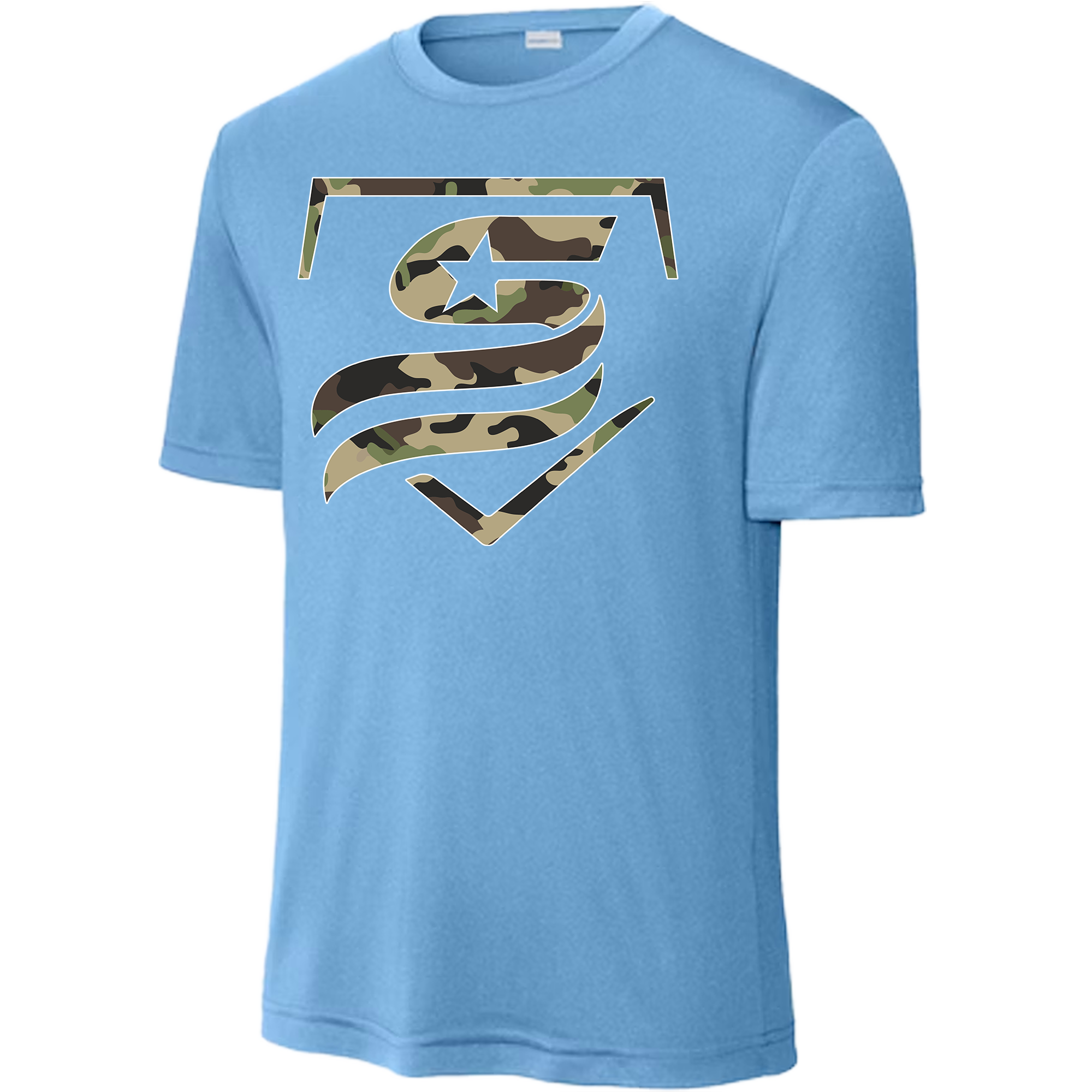 USSSA Army Camo Dri-Fit Crew Neck