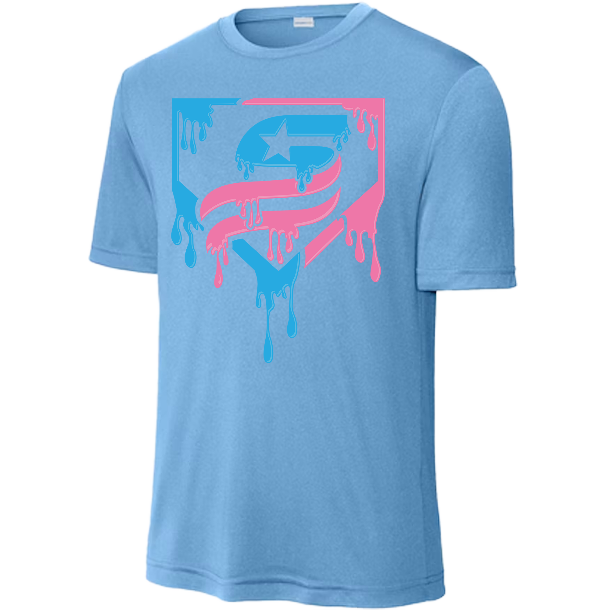 USSSA Cotton Candy Drip Dri-Fit Crew Neck