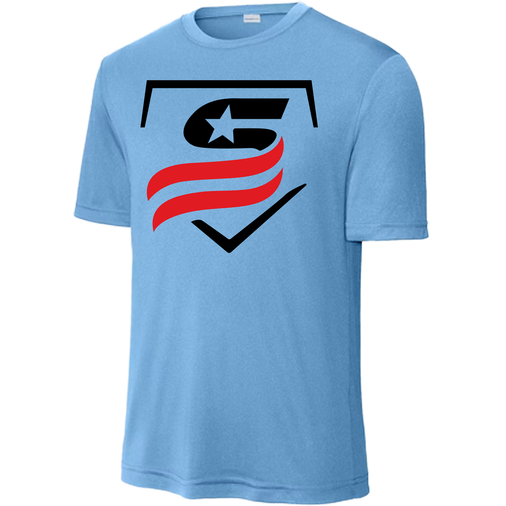 USSSA Black Iconic Dri-Fit Crew Neck