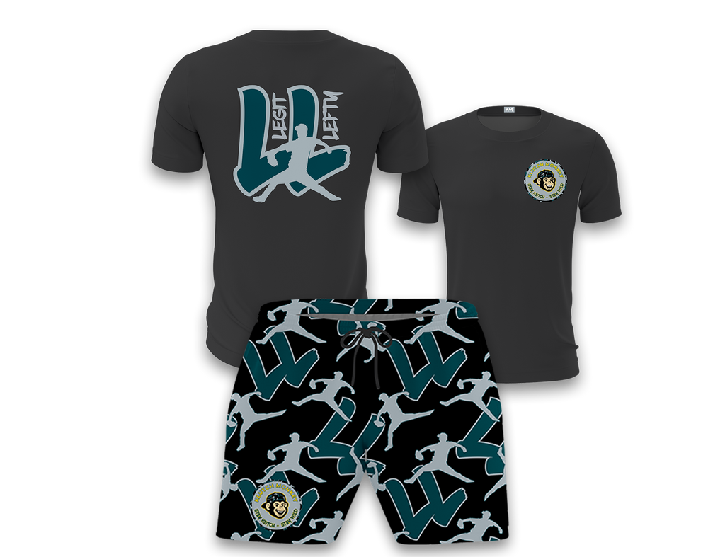 Legit Lefty Crew Neck + Shorts Set