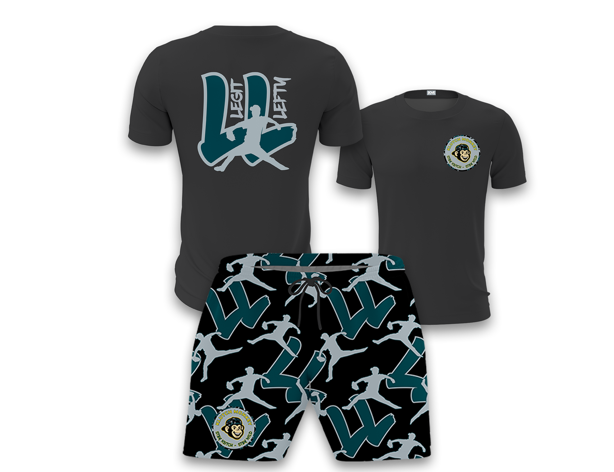 Legit Lefty Crew Neck + Shorts Set