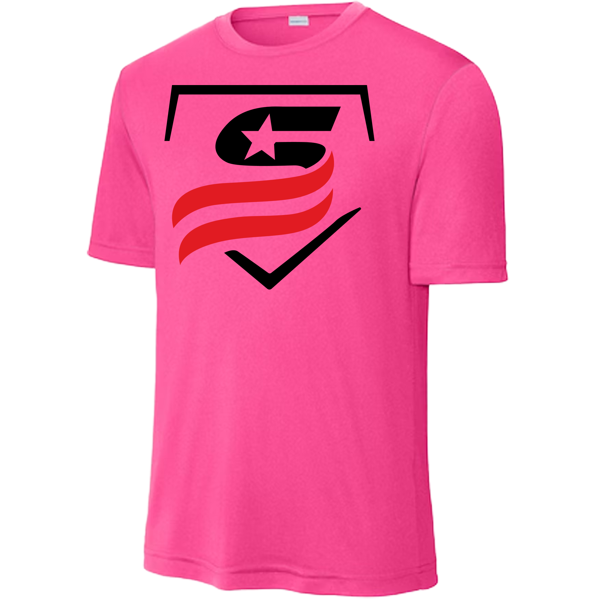 USSSA Black Iconic Dri-Fit Crew Neck