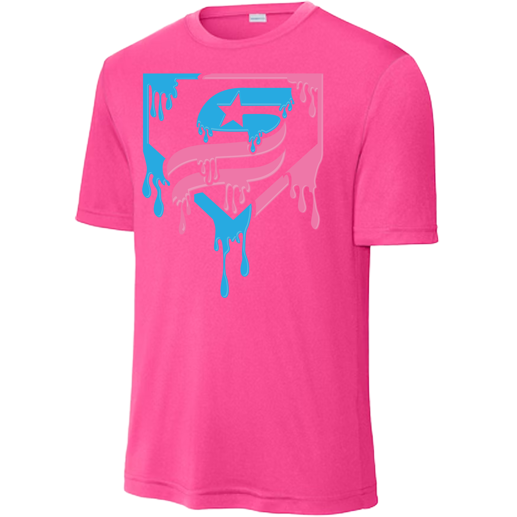 USSSA Cotton Candy Drip Dri-Fit Crew Neck