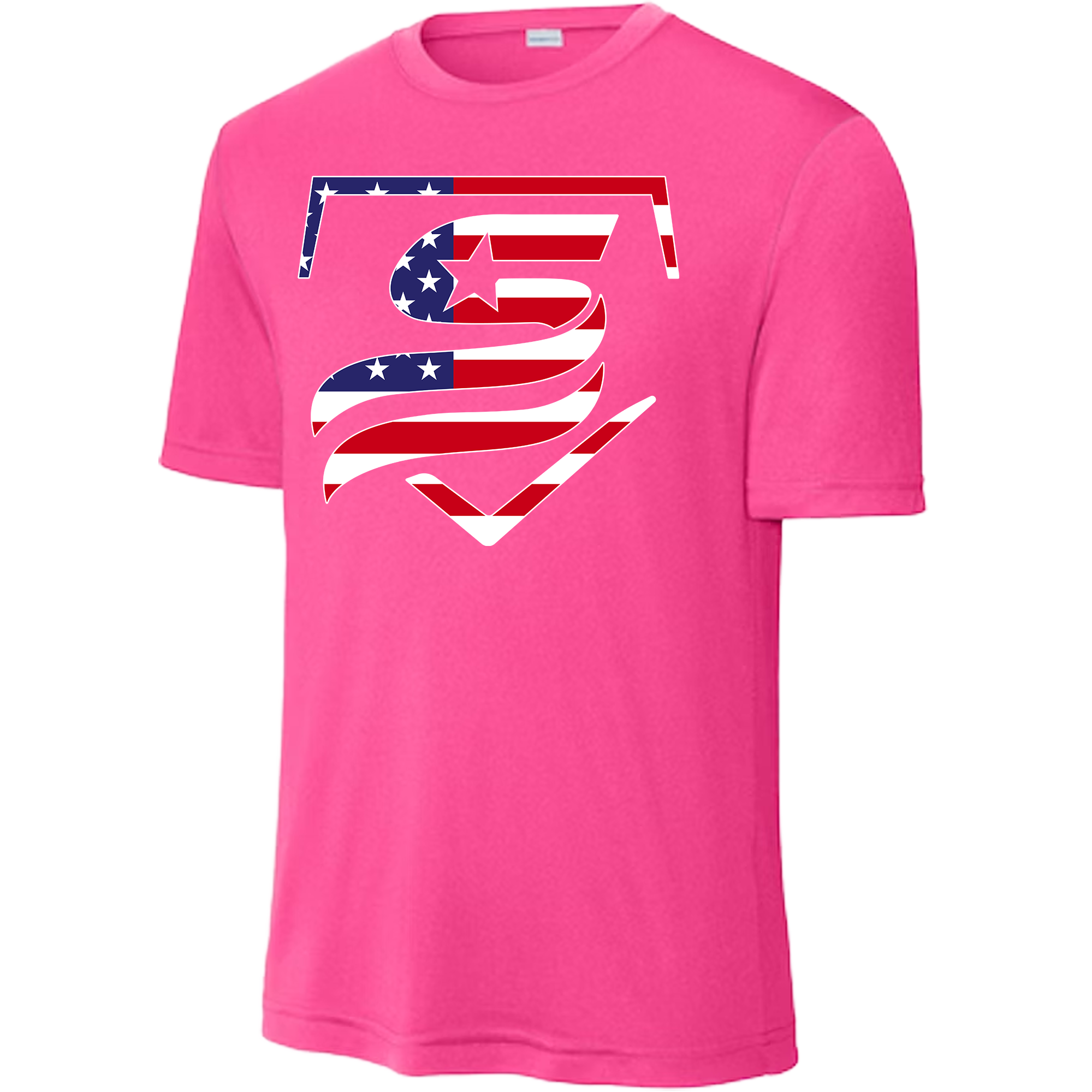 USSSA USA Flag Dri-Fit Crew Neck