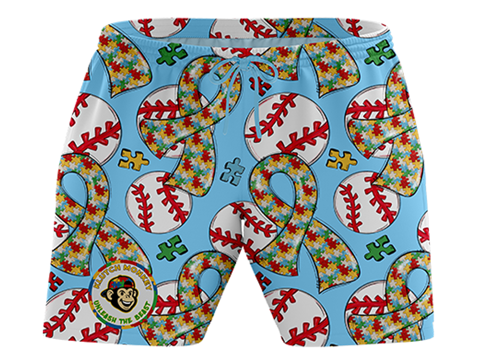 Rizz Em With The Tism Crew Neck + Shorts Set