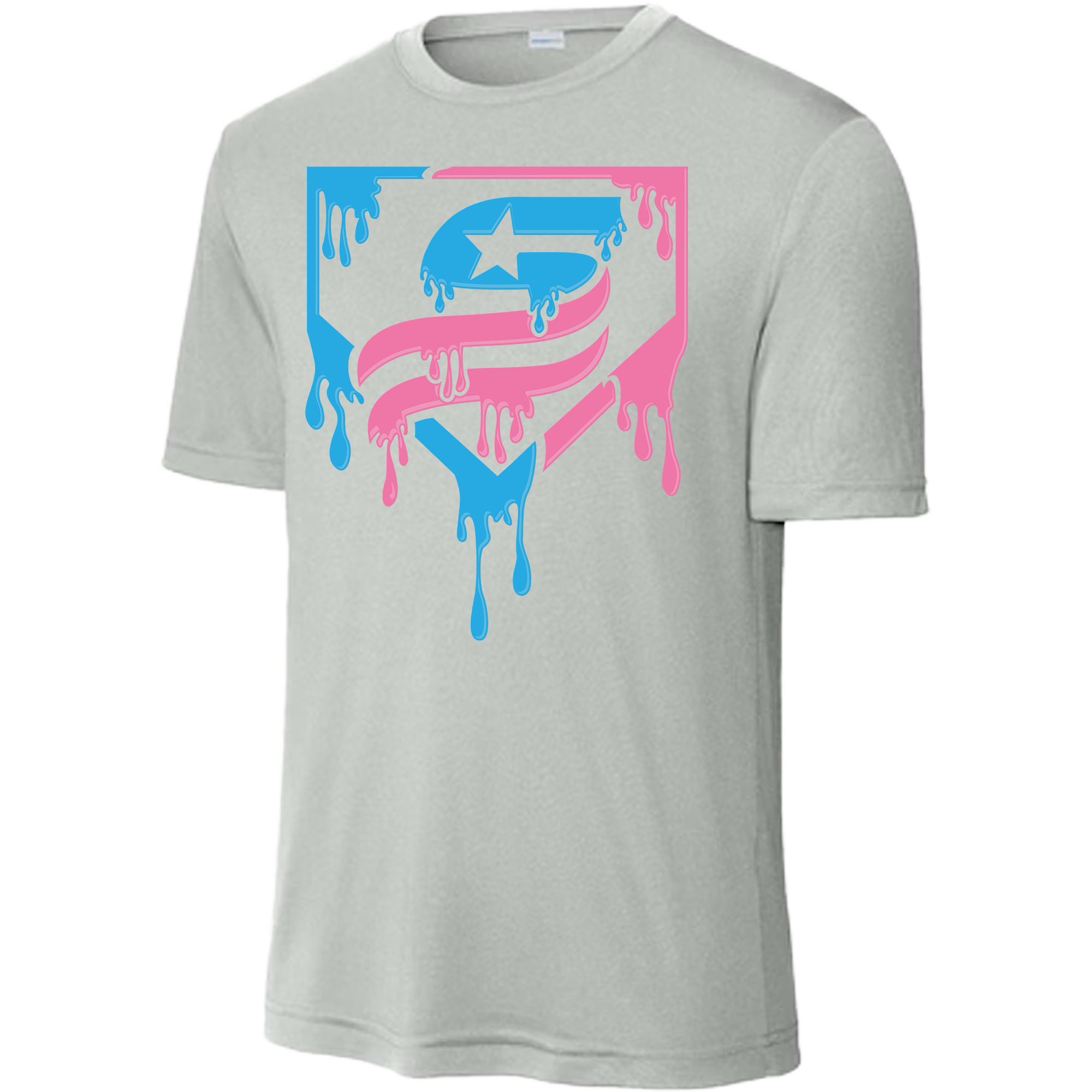 USSSA Cotton Candy Drip Dri-Fit Crew Neck