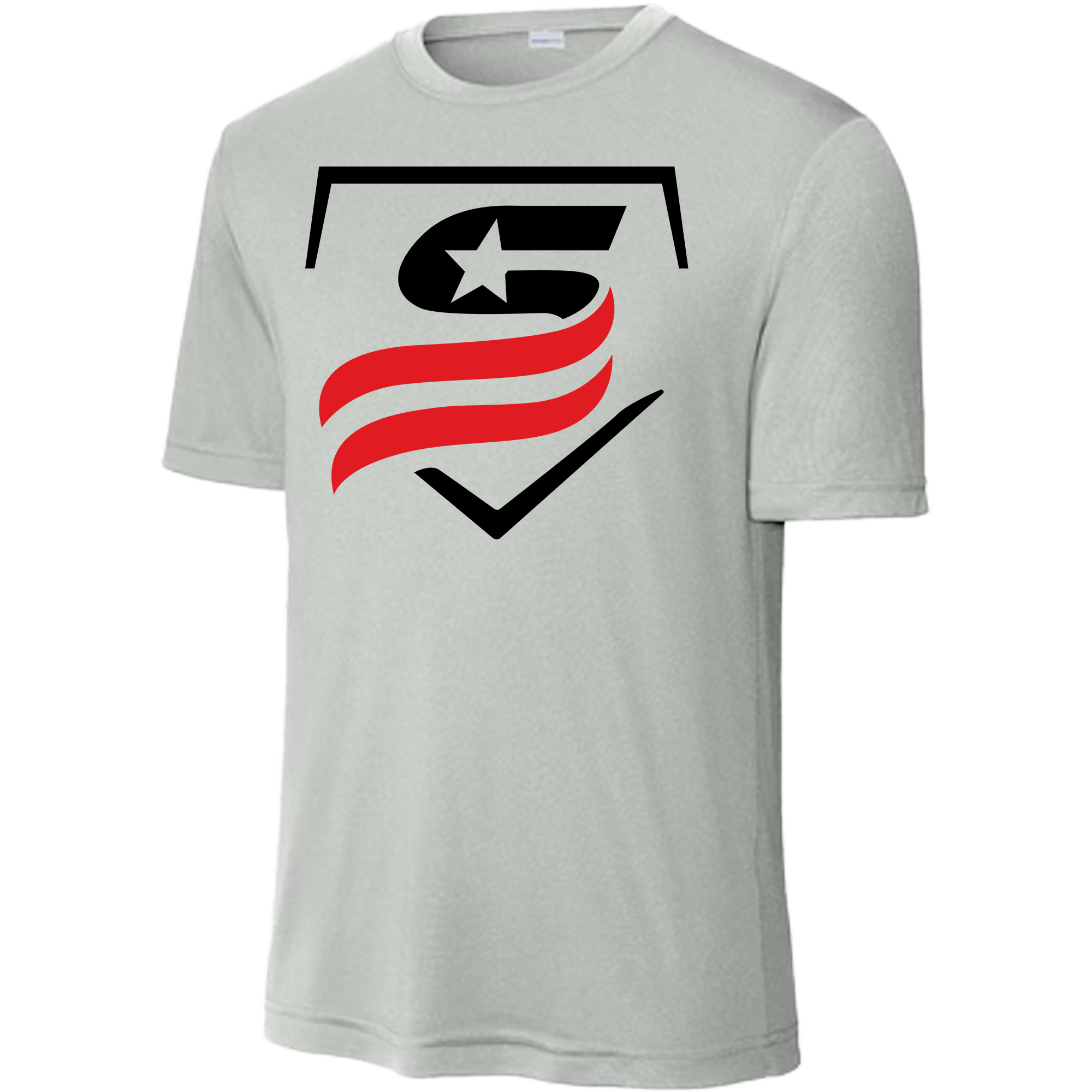 USSSA Black Iconic Dri-Fit Crew Neck