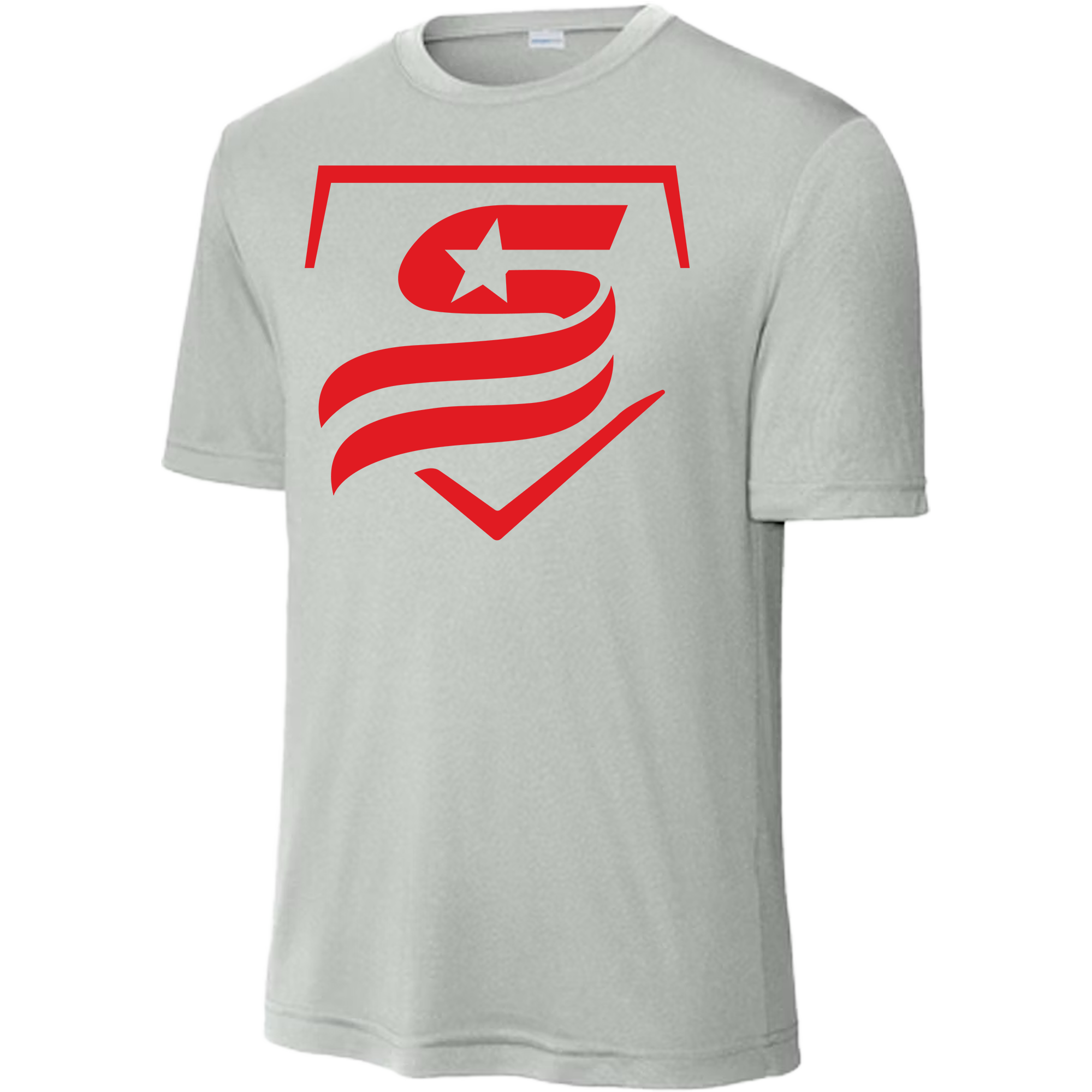 USSSA Red Dri-Fit Crew Neck