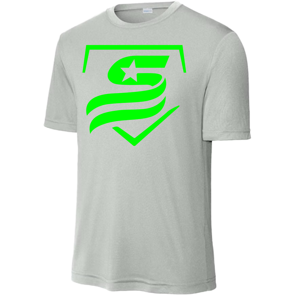 USSSA Neon Green Dri-Fit Crew Neck
