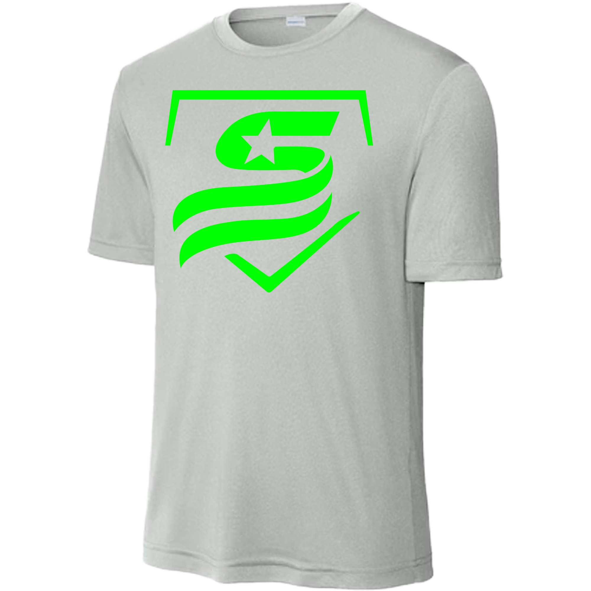 USSSA Neon Green Dri-Fit Crew Neck