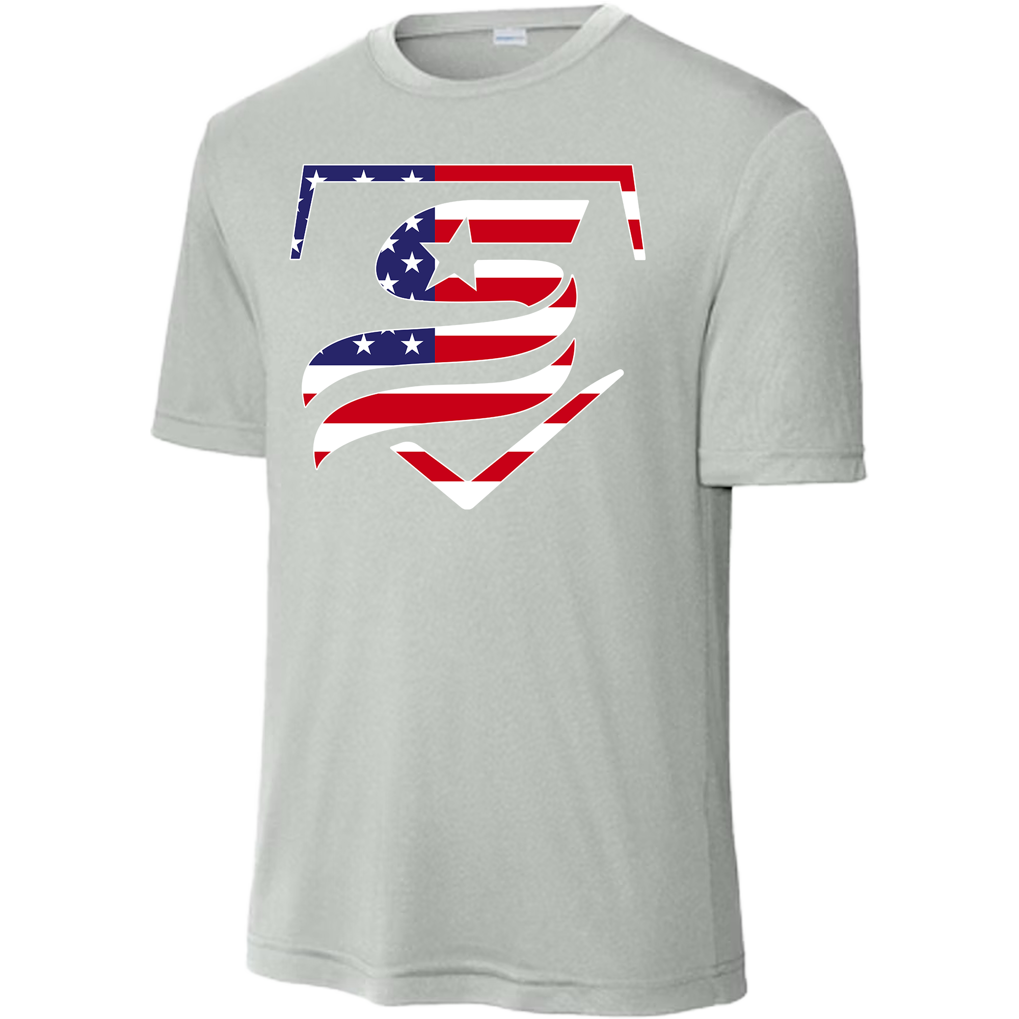 USSSA USA Flag Dri-Fit Crew Neck