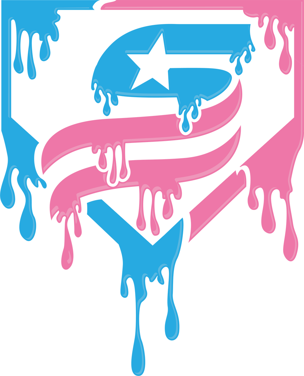 USSSA Cotton Candy Drip Dri-Fit Crew Neck