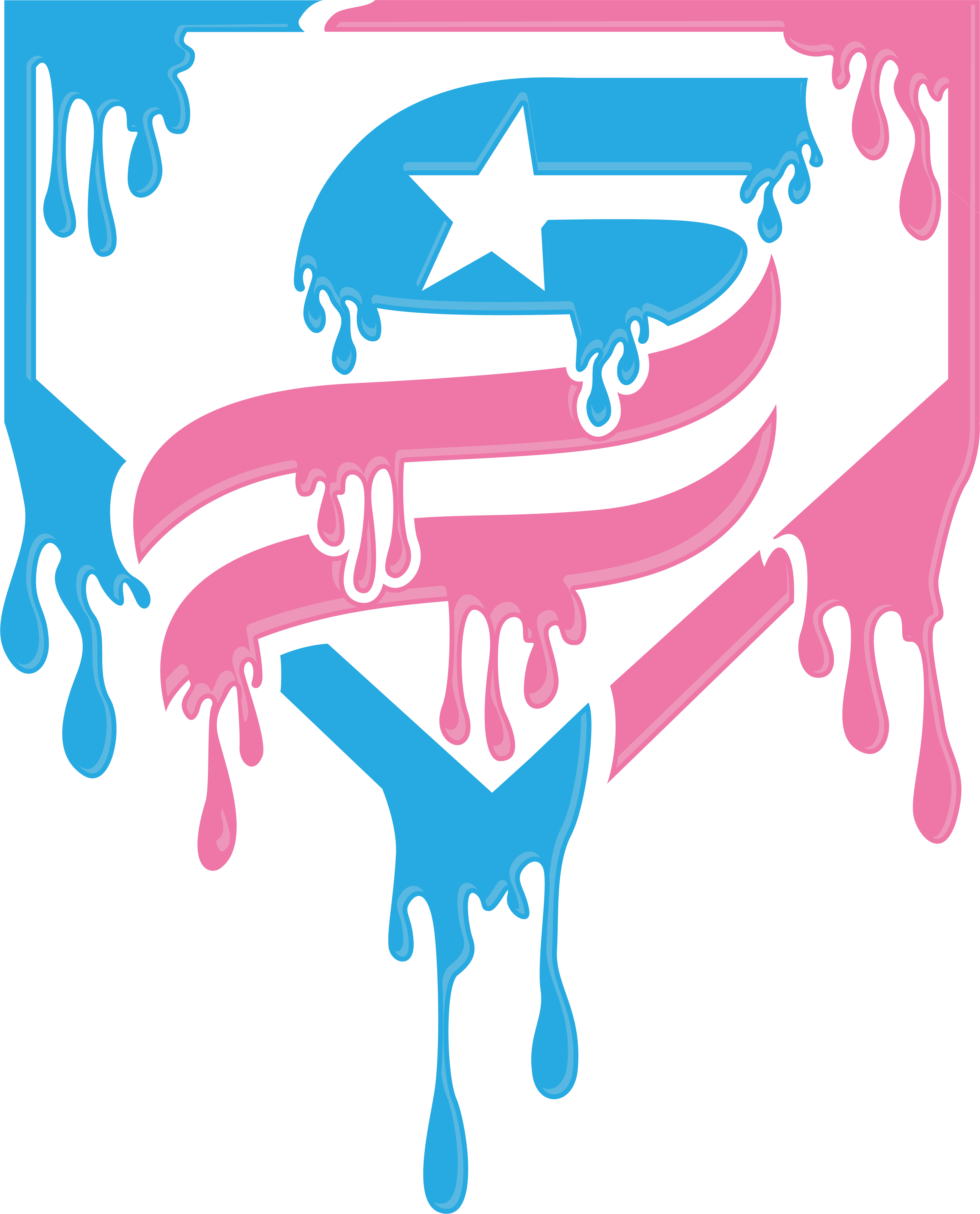 USSSA Cotton Candy Drip Dri-Fit Crew Neck