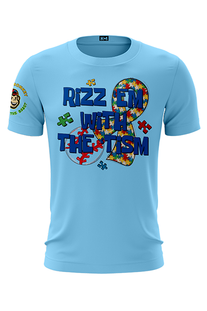 Rizz Em With The Tism Crew Neck + Shorts Set