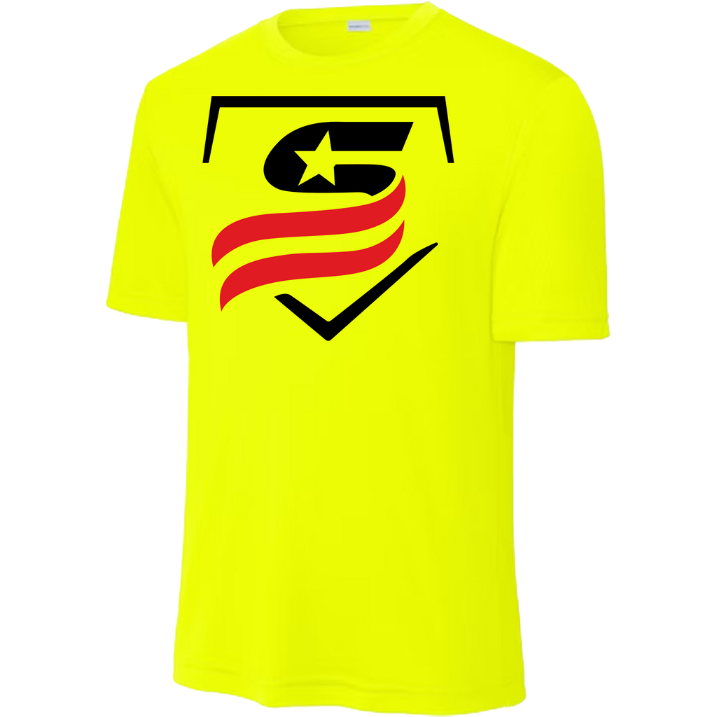 USSSA Black Iconic Dri-Fit Crew Neck