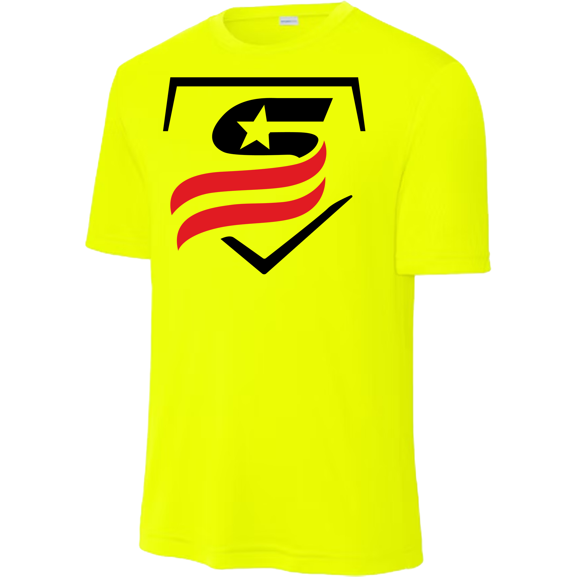 USSSA Black Iconic Dri-Fit Crew Neck