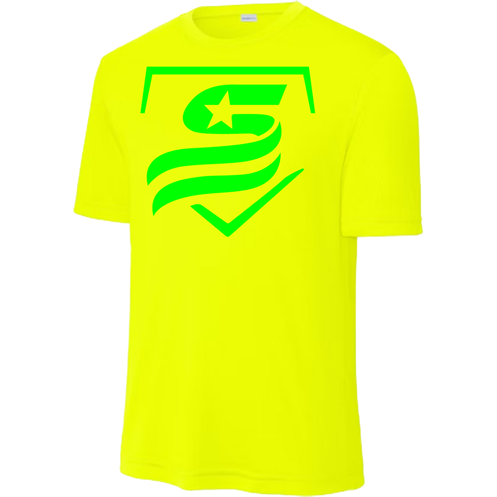USSSA Neon Green Dri-Fit Crew Neck