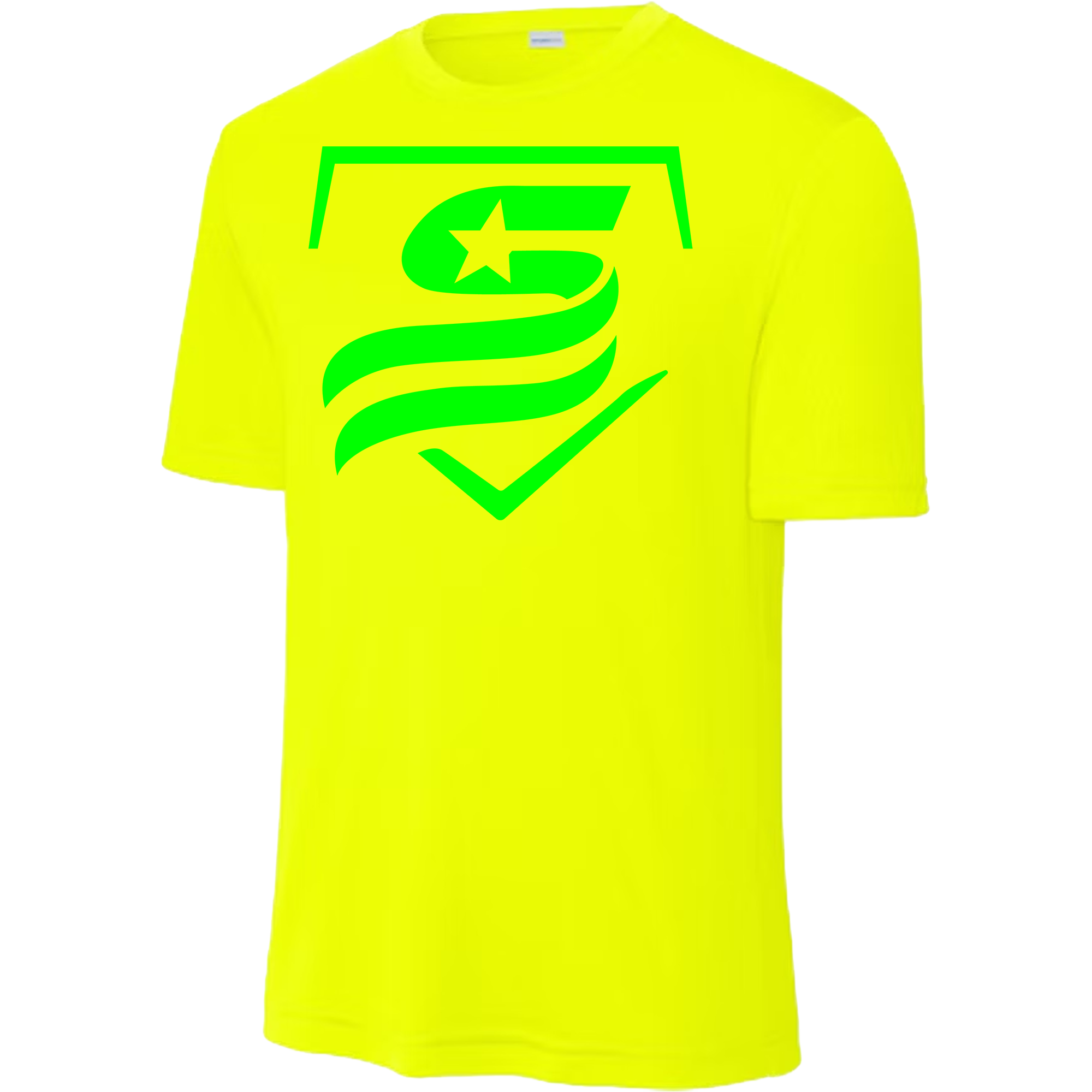 USSSA Neon Green Dri-Fit Crew Neck