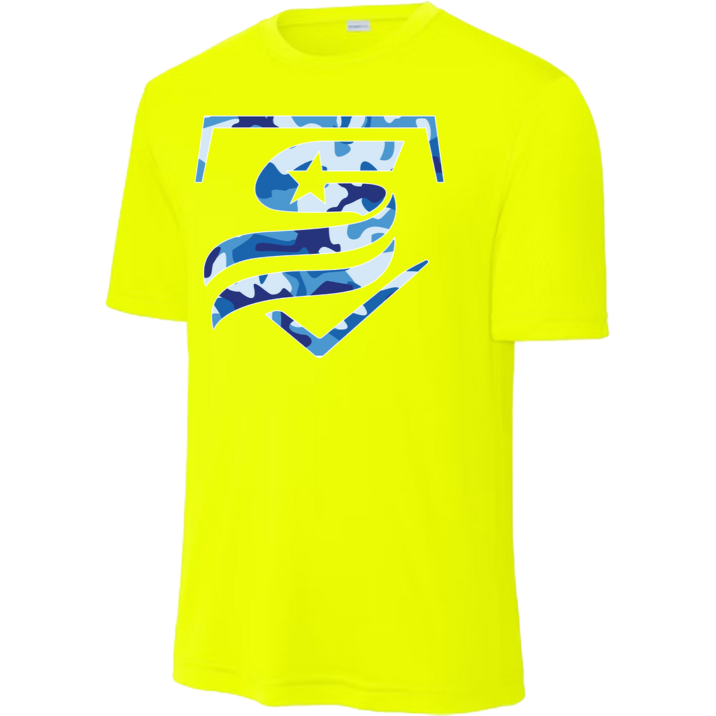 USSSA Blue Camo Dri-Fit Crew Neck